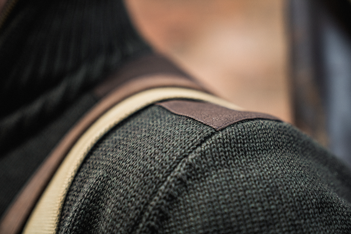 Haze Windbreaker Strik - Dark Brown