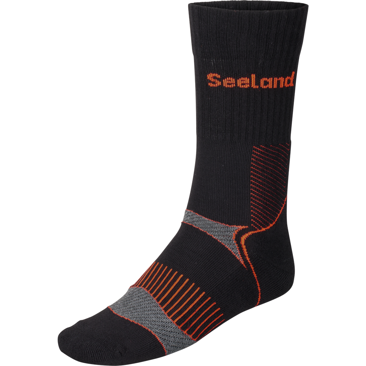 Field Coolmax-strømpe - 2Pack Black/Dark Grey - Seeland