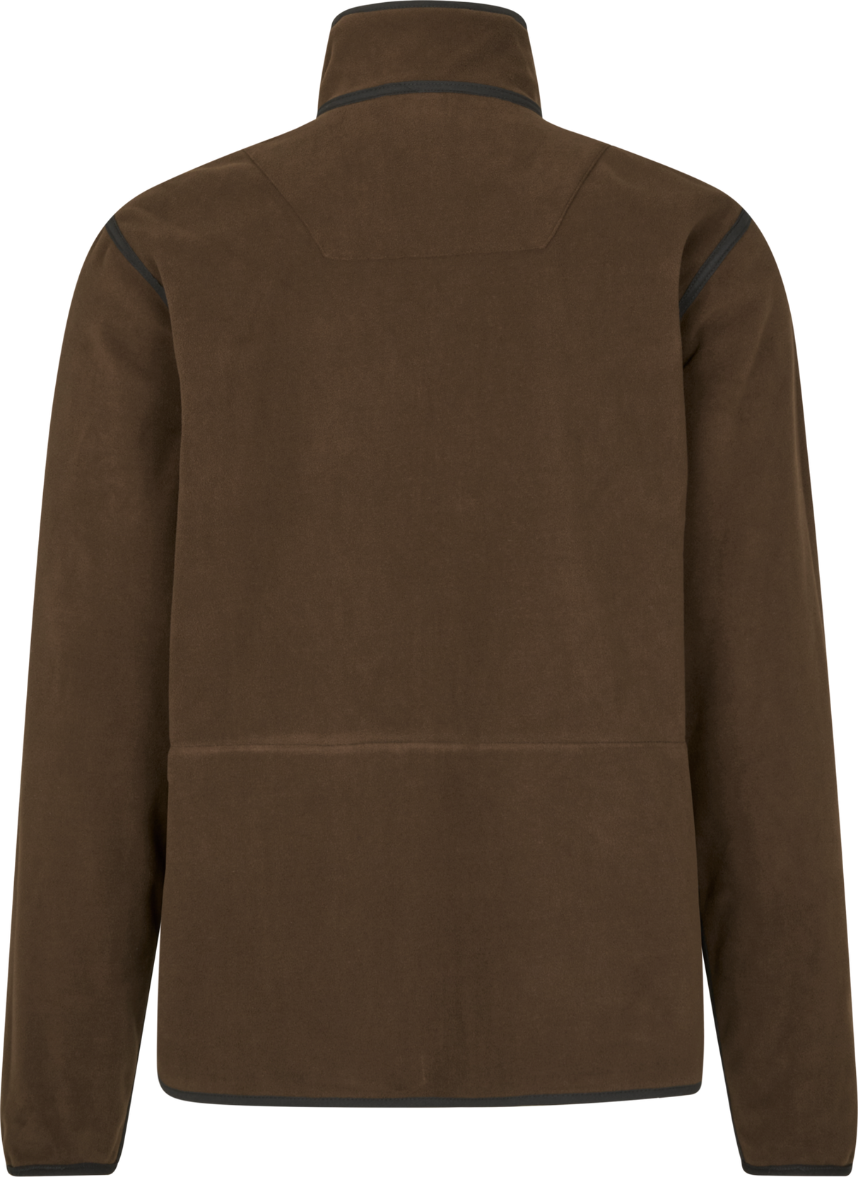 Rogue Solid Reversible Fleece - Grizzly Brown/Demitasse brown