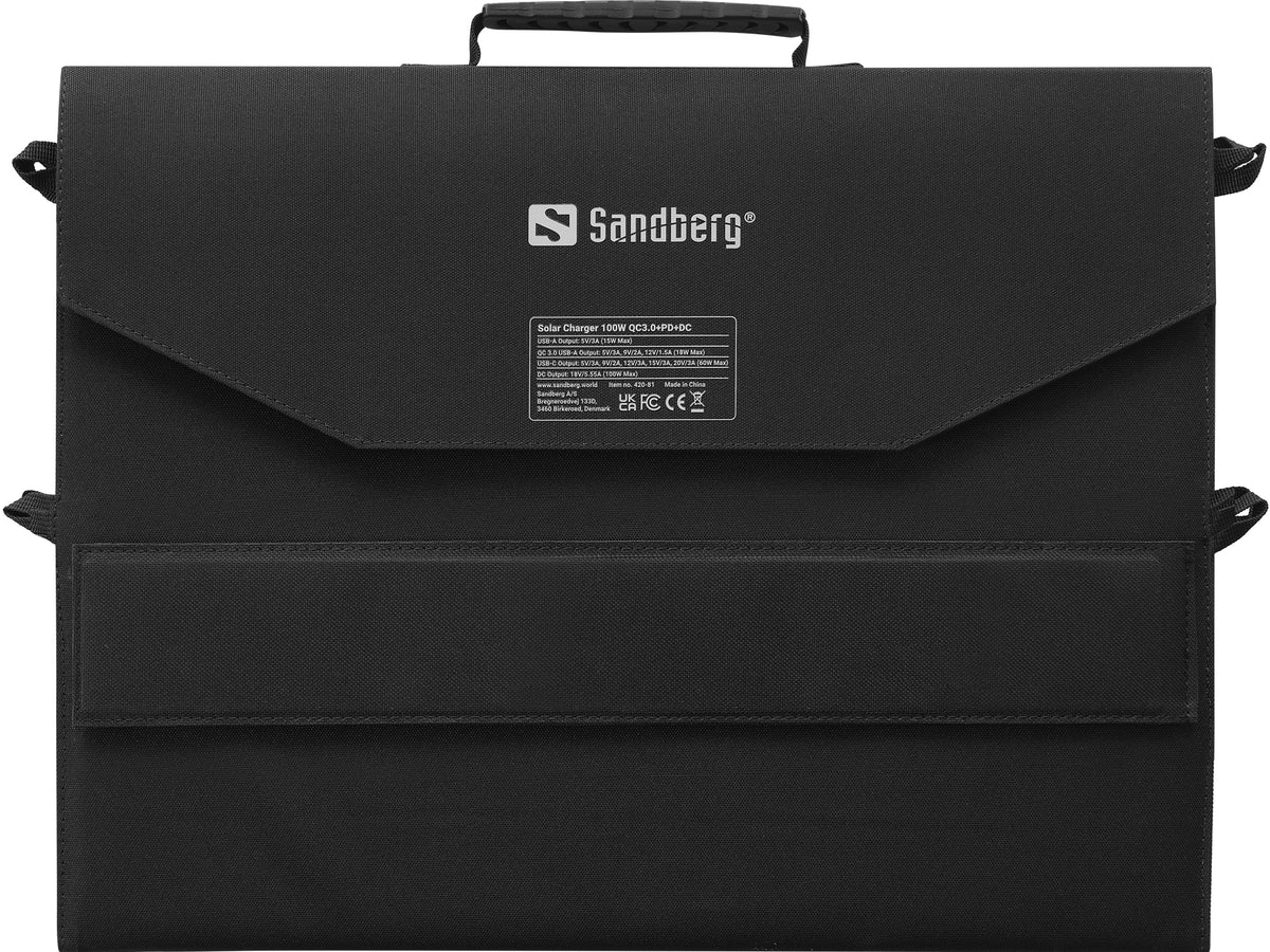 Solar Charger 100W QC3.0+PD+DC - Sandberg