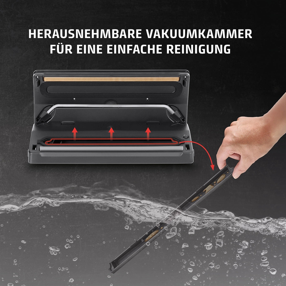 Caso vakuumpakker - VR390 0.8 bar 12 L/min