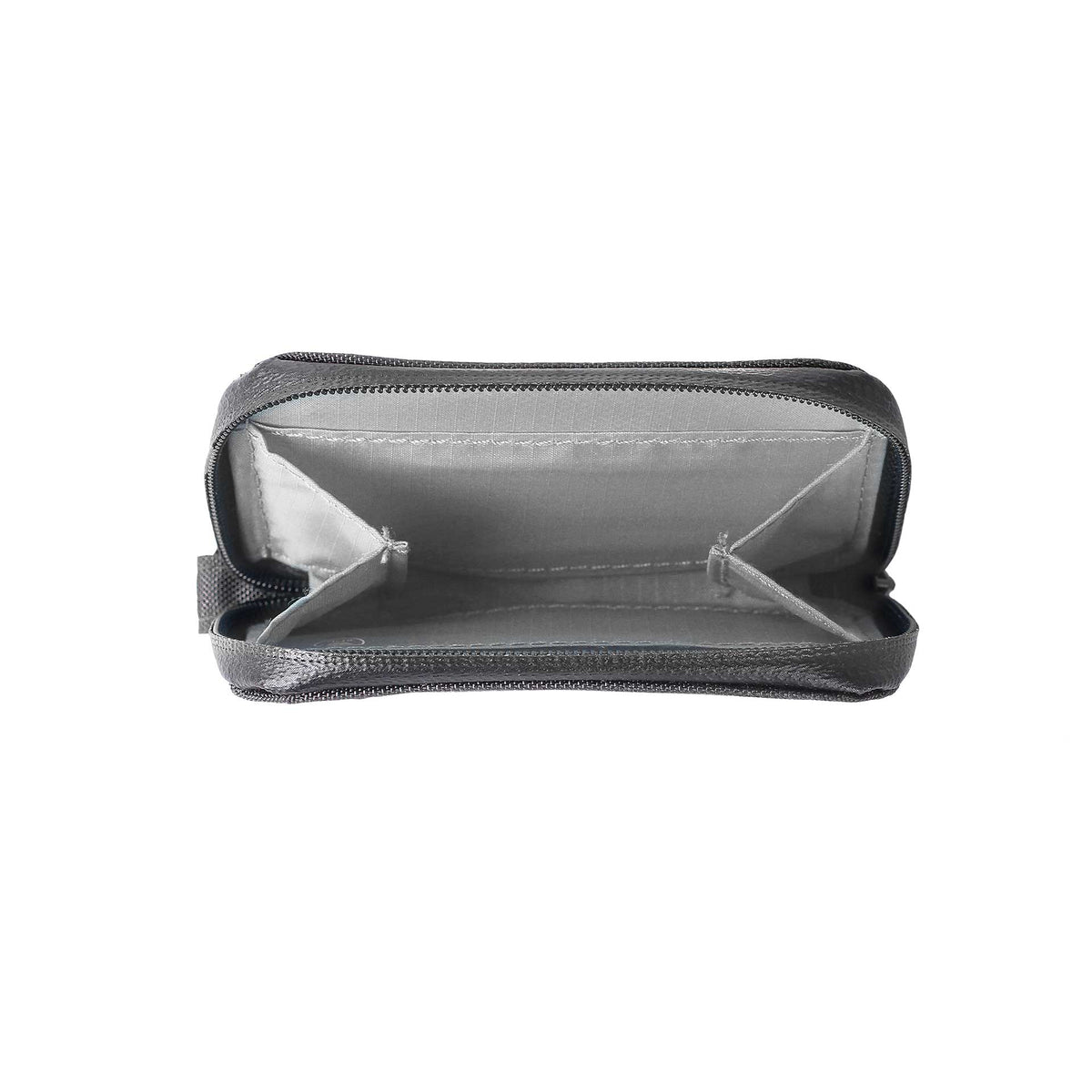RFiD Coin Wallet, Recycled, Grey - Life Venture