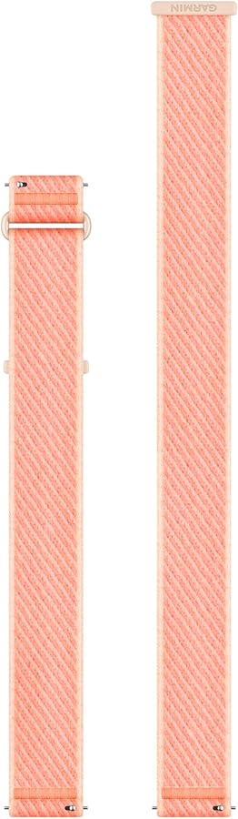 Quick Release remme (20 mm), Coral/Pink Dawn ComfortFit stof 2