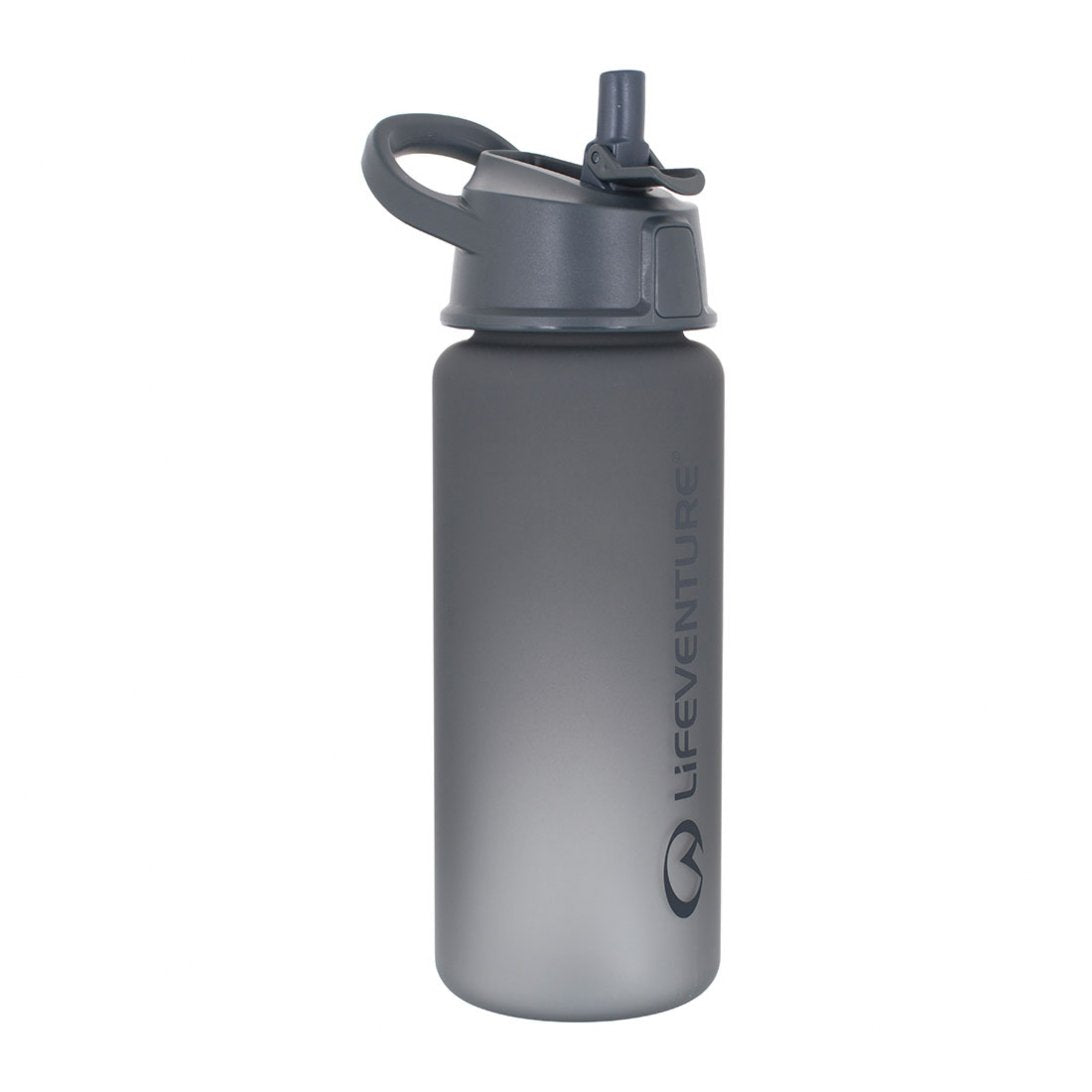 Flip-Top Water Bottle, Grey - Life Venture