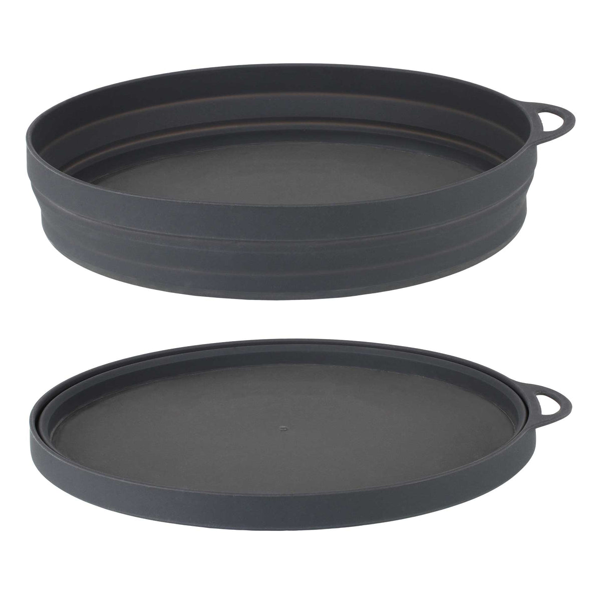 Silicone Ellipse Flexi-Plate, Graphite - Life Venture