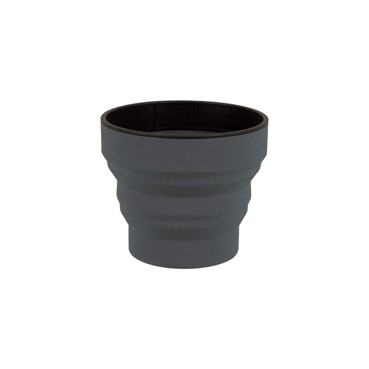 Silicone Ellipse Flexi-Mug, Graphite - Life Venture