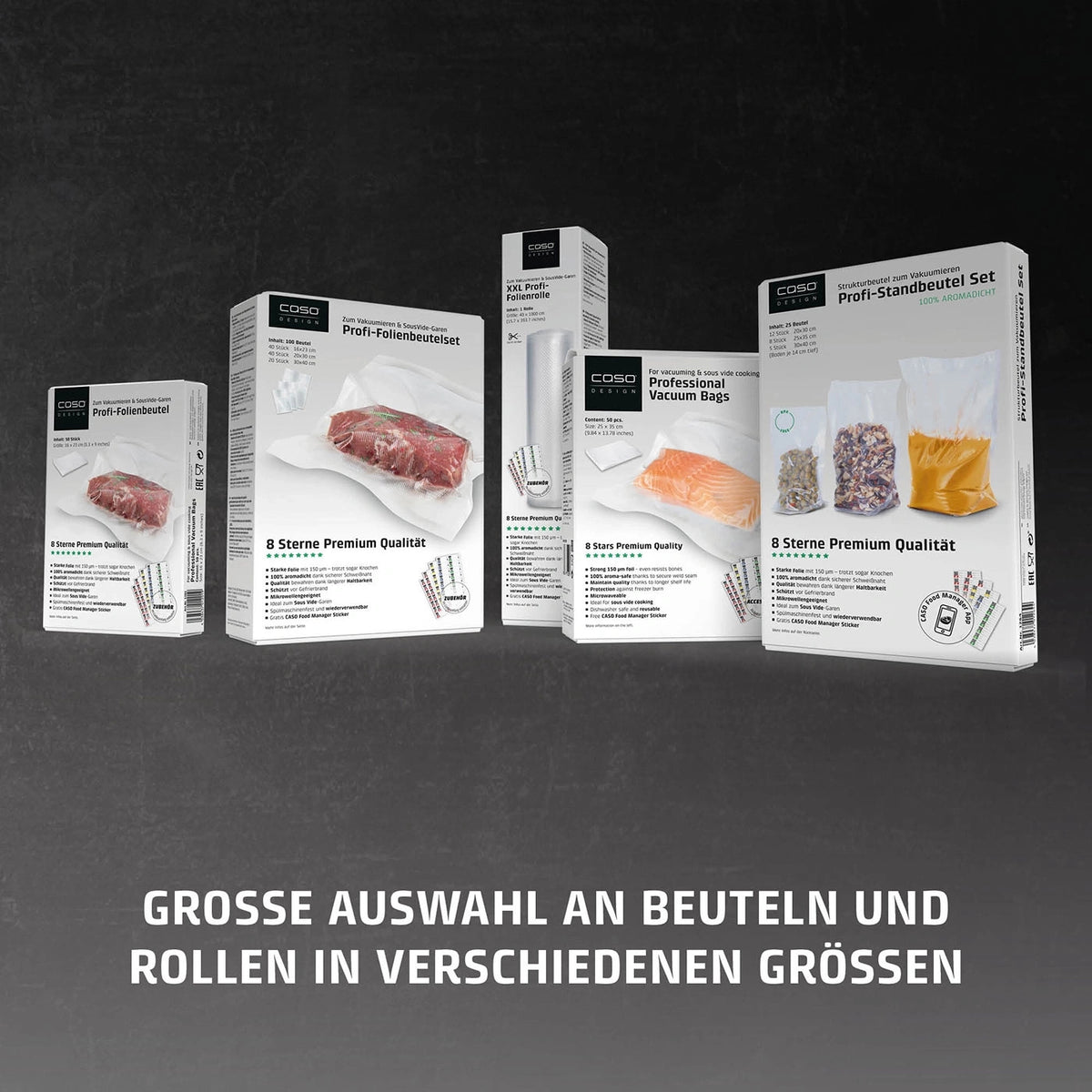Caso Folierulle 40x1000cm 1Stk - 150 my