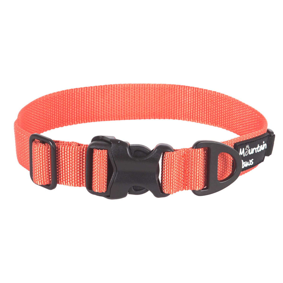 Extra Tough Dog Collar, Medium, Orange - Mountain Paws