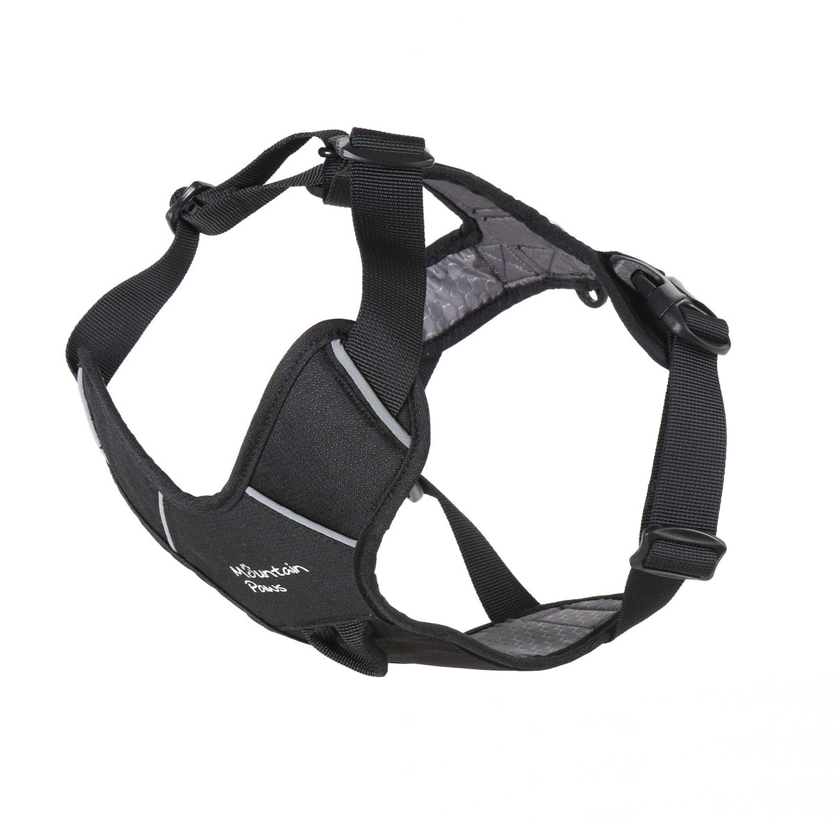Dog Harness, Large, Black - Mountain Paws