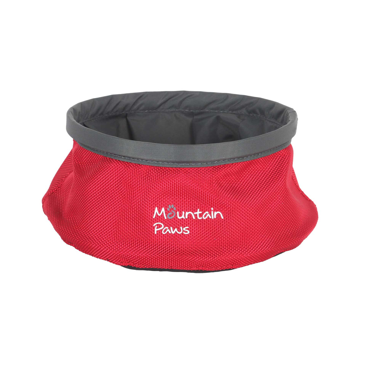 Collapsible Dog Water Bowl, Red - Mountain Paws