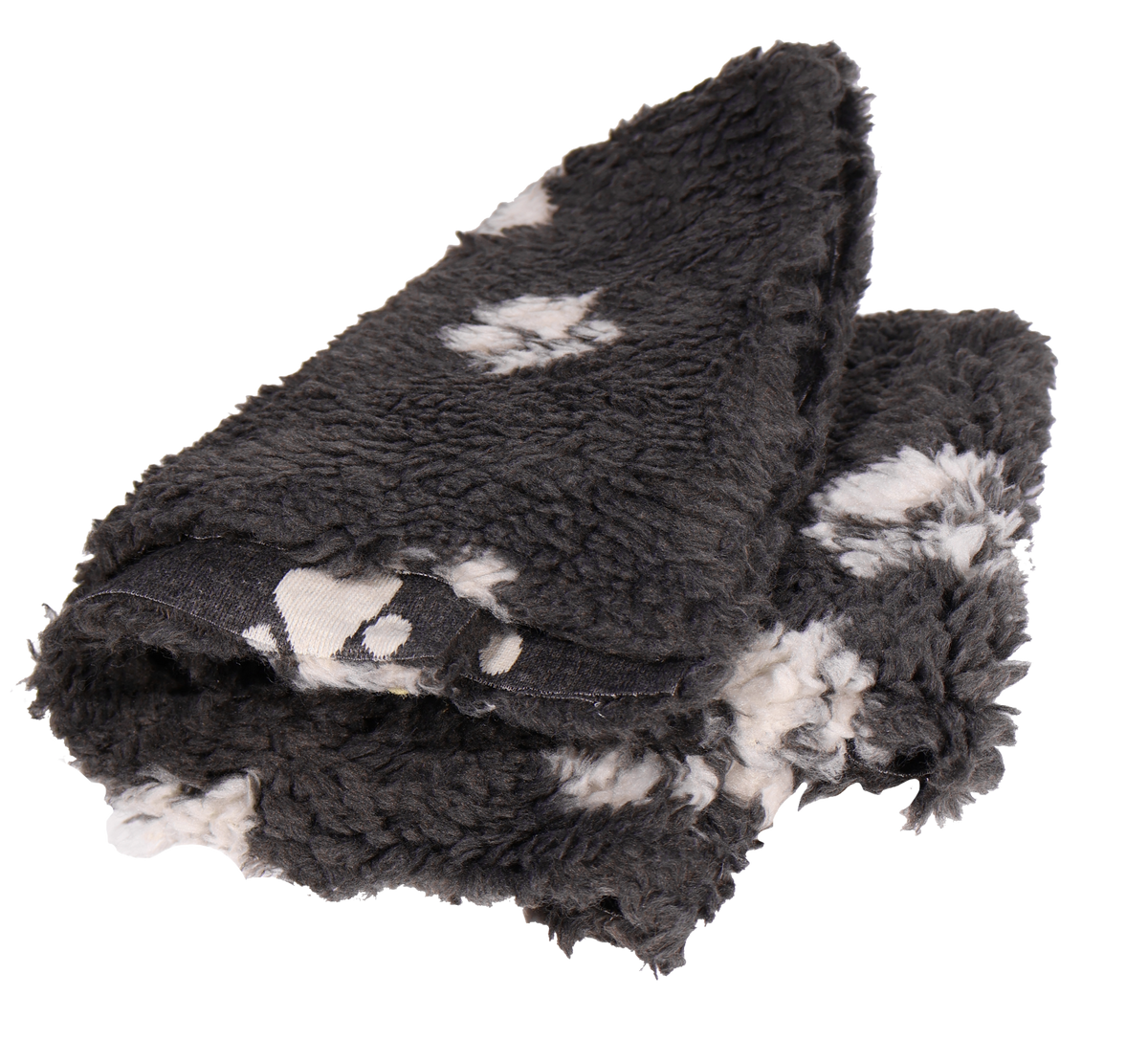 Vetbed 100x150cm, Large grey with paws