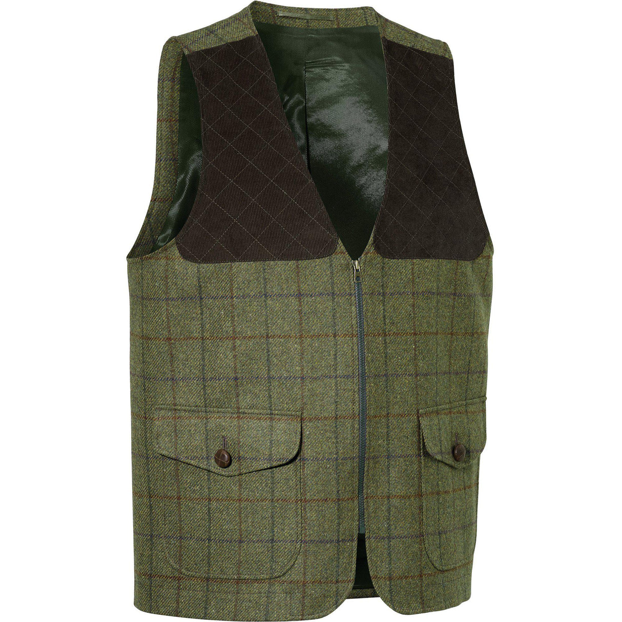 1919 Classic - M Hunting Vest Tweed Green - Swedteam