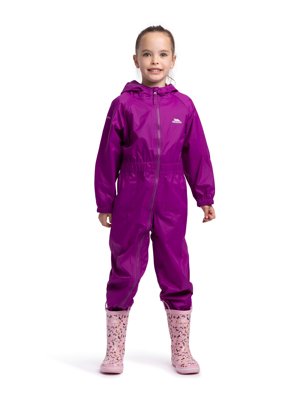 Button - Purple Orchid - Trespass