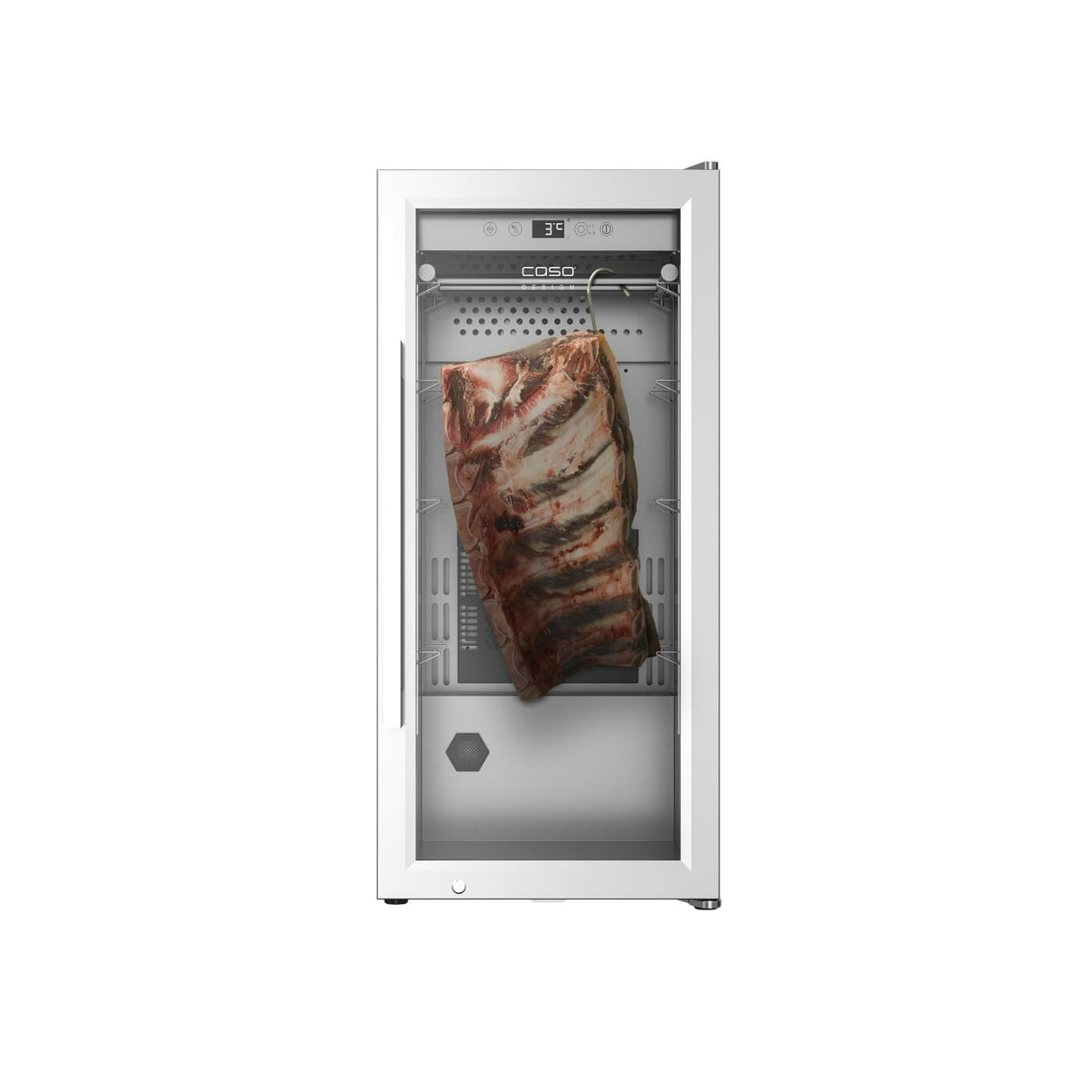 Caso DryAged Master - 63, kødmodningsskab, 63L, Rustfrit stål