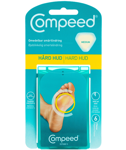 Compeed Har Hud Plaster Medium - Compeed