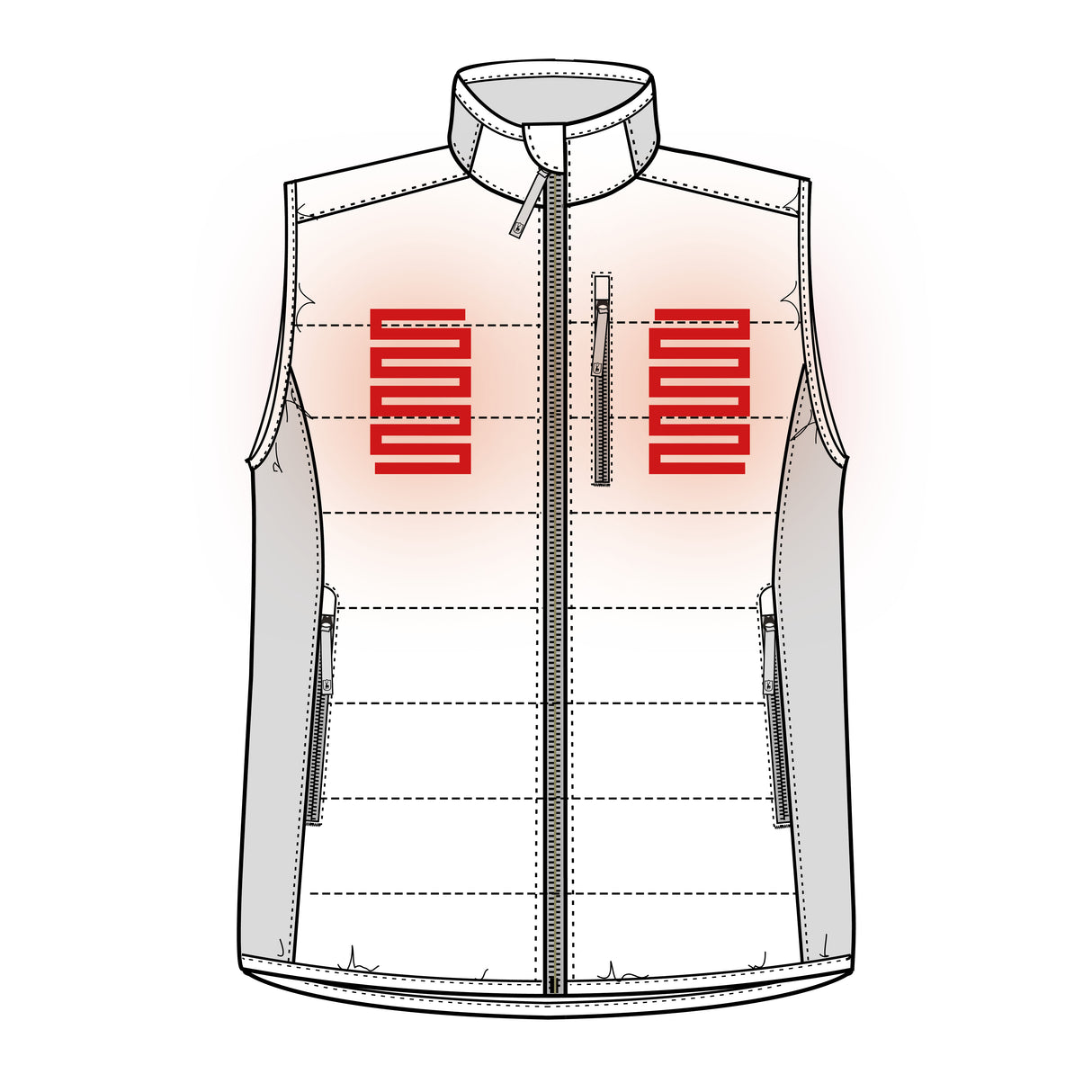 Heat vatteret vest - Deerhunter - Dark Blue