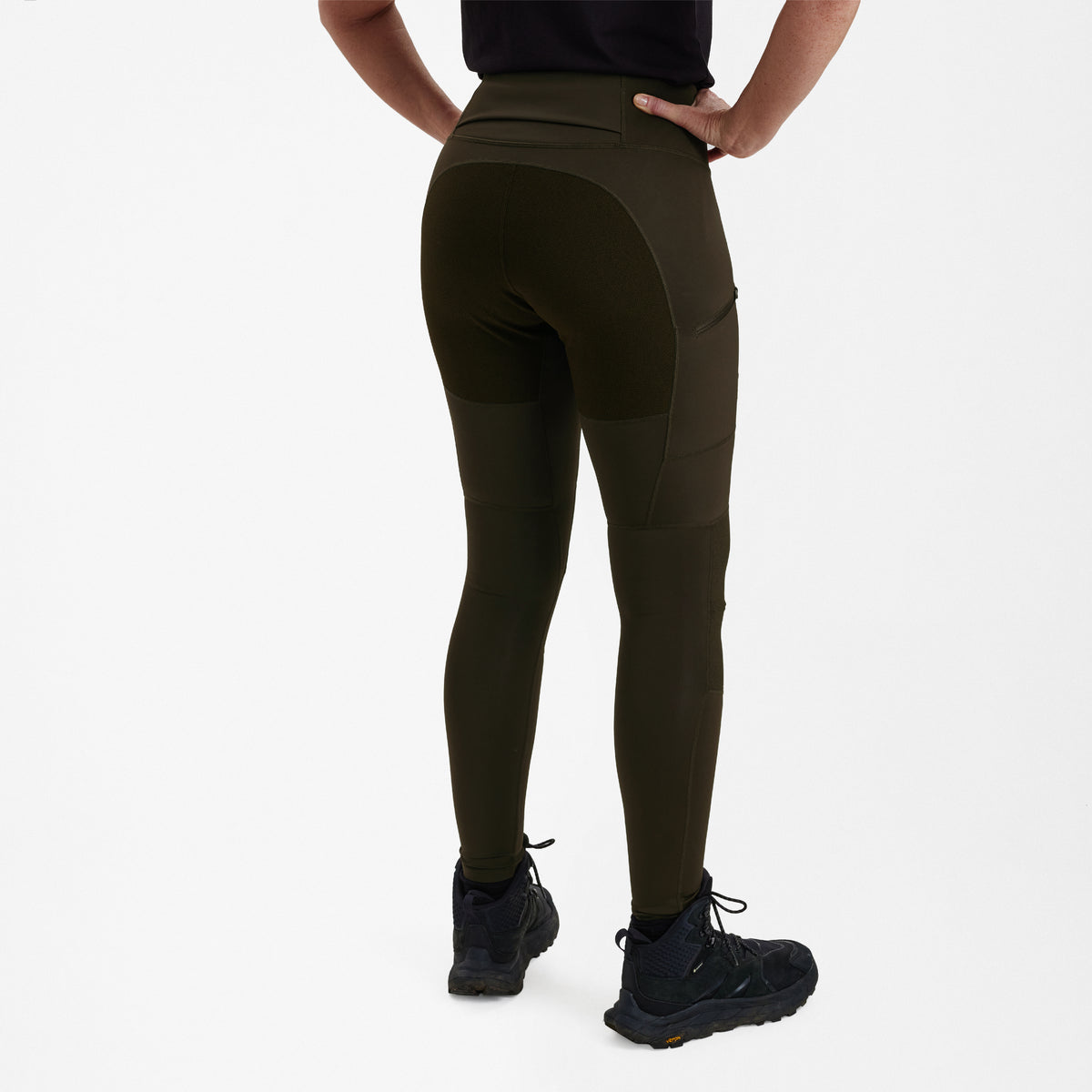 Lady Forstærkede Tights - Art Green - Deerhunter