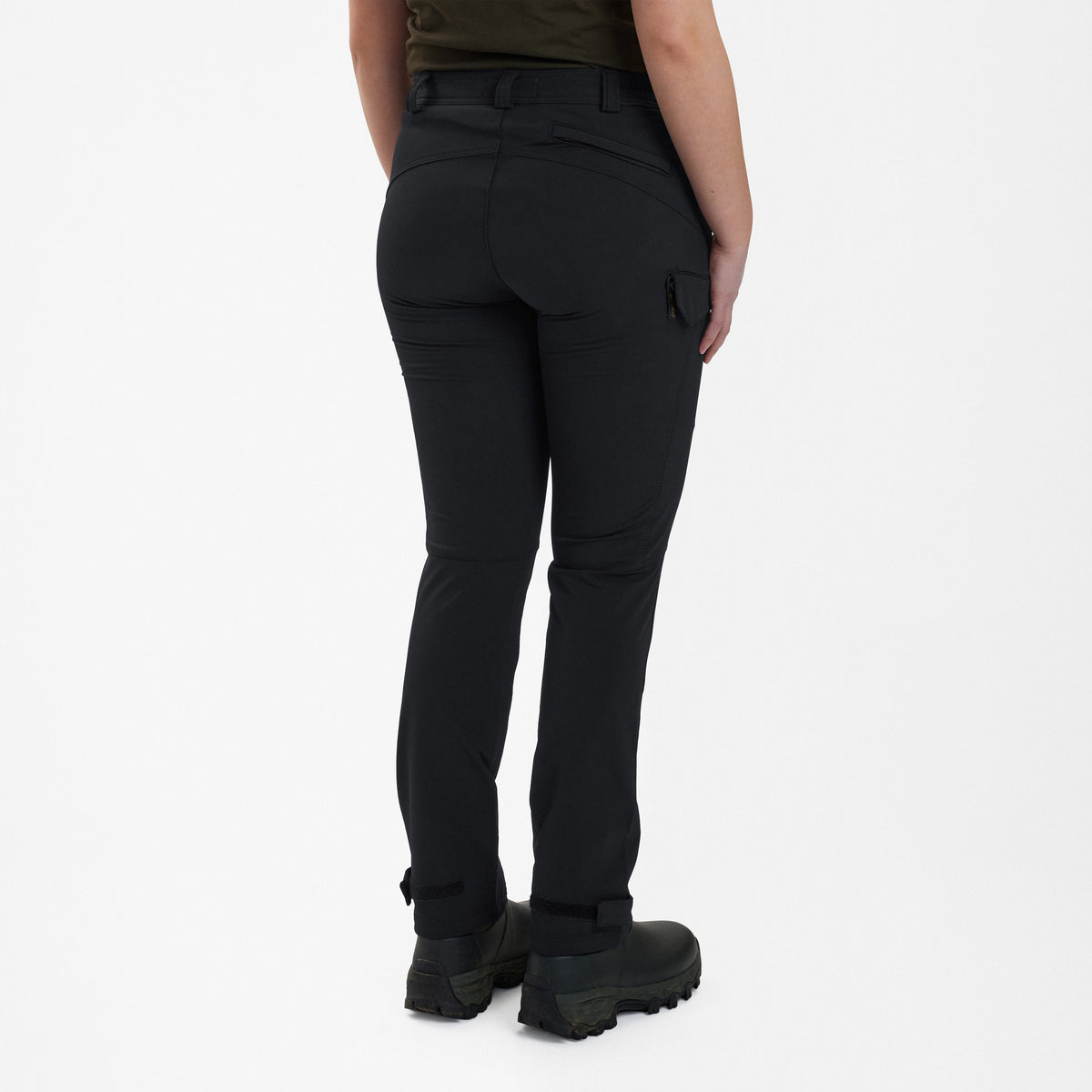 Str. 38 - Lady Ann Full Stretch Bukser - Black - Deerhunter - Ombytningsvare