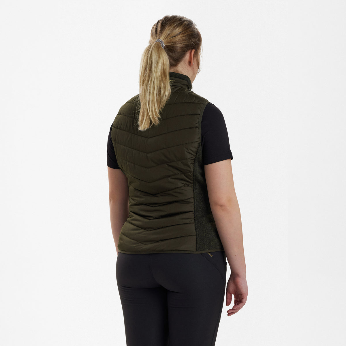 Lady Caroline Vatteret Vest - Green - Deerhunter