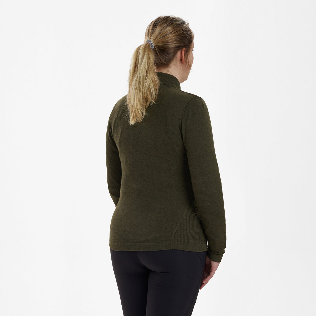 Lady Darlington Strikcardigan - Green - Deerhunter