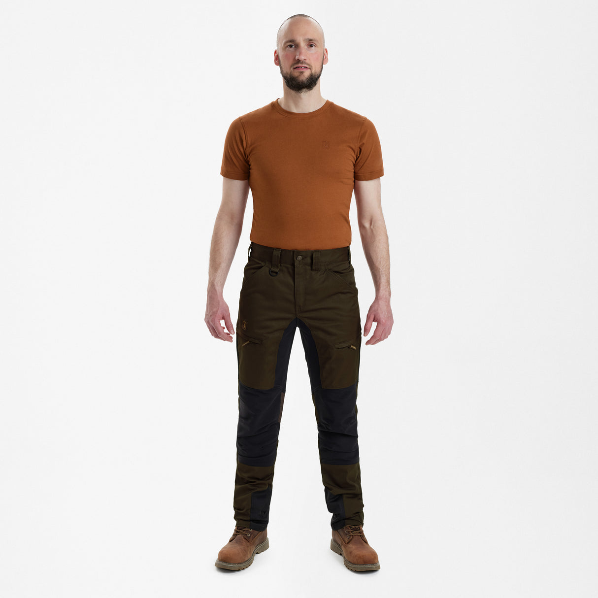 Rogaland Stretchbukser med kontrast - Kort - Deerhunter - Fallen Leaf