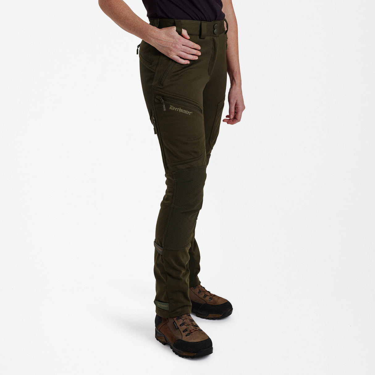 Lady Excape Softshell-bukser Art Green - Deerhunter