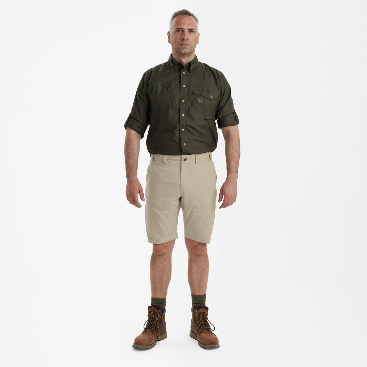 Str. 44 - Matobo Shorts - Beige - Deerhunter - Ombytningsvare