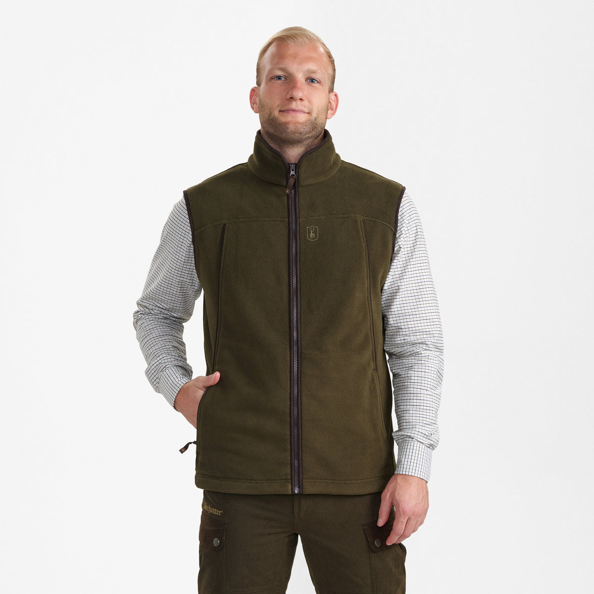 Eagle Fleece Vest Tarmac Green - Deerhunter