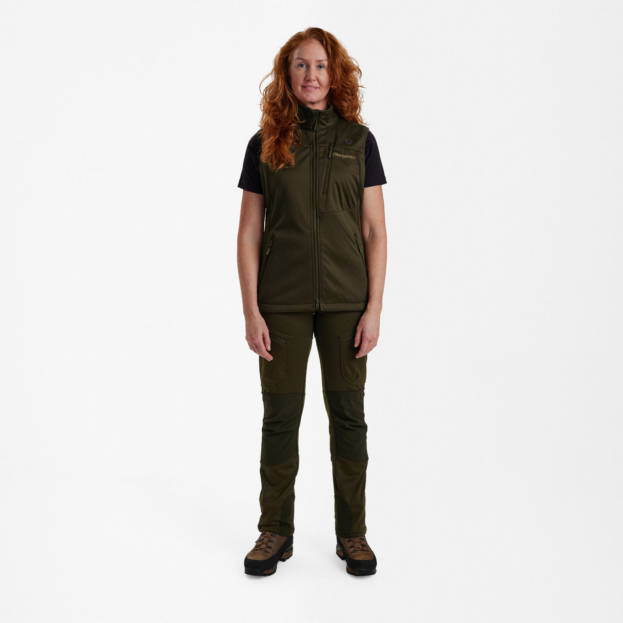 Lady Excape Softshell-vest Art Green - Deerhunter
