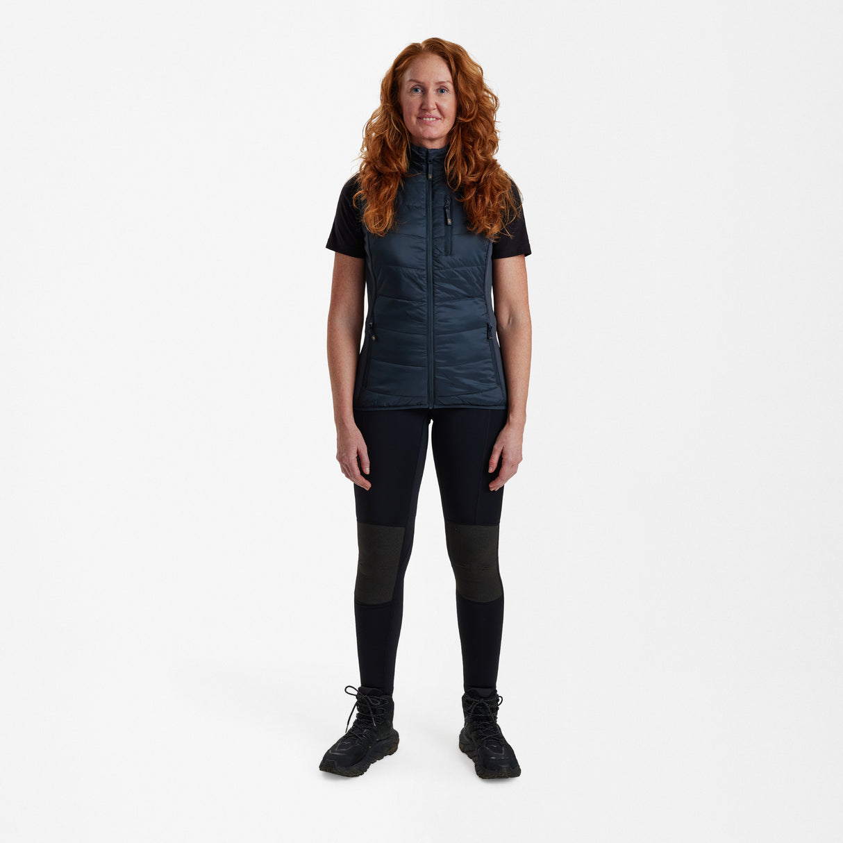 Lady Heat vatteret vest Dark Blue - Deerhunter