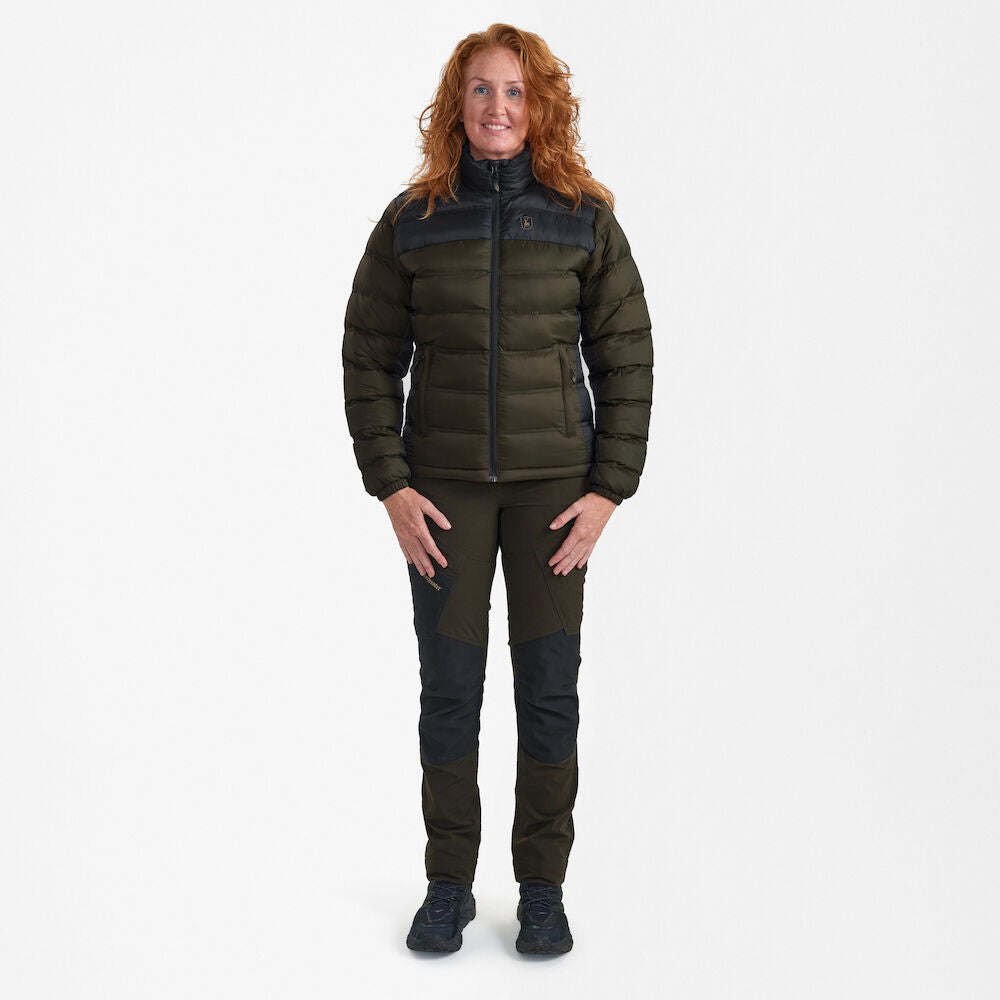Lady Northward Vatteret Jakke Green - Deerhunter