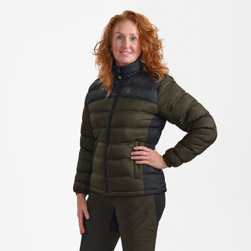 Lady Northward Vatteret Jakke Green - Deerhunter