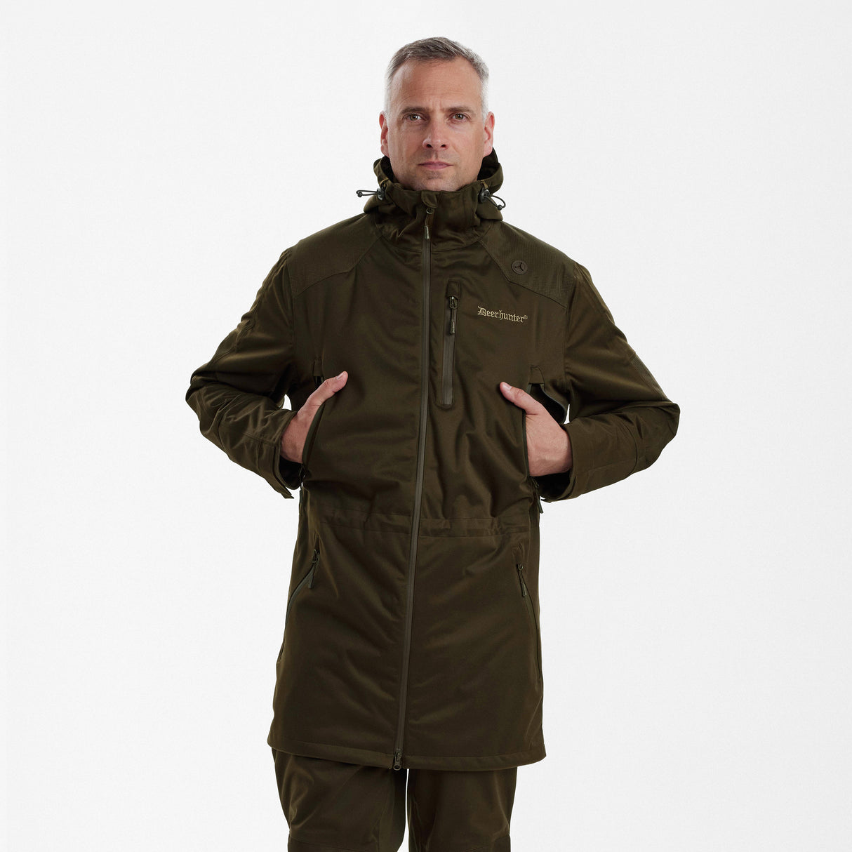 Excape Regnjakke Art Green - Deerhunter