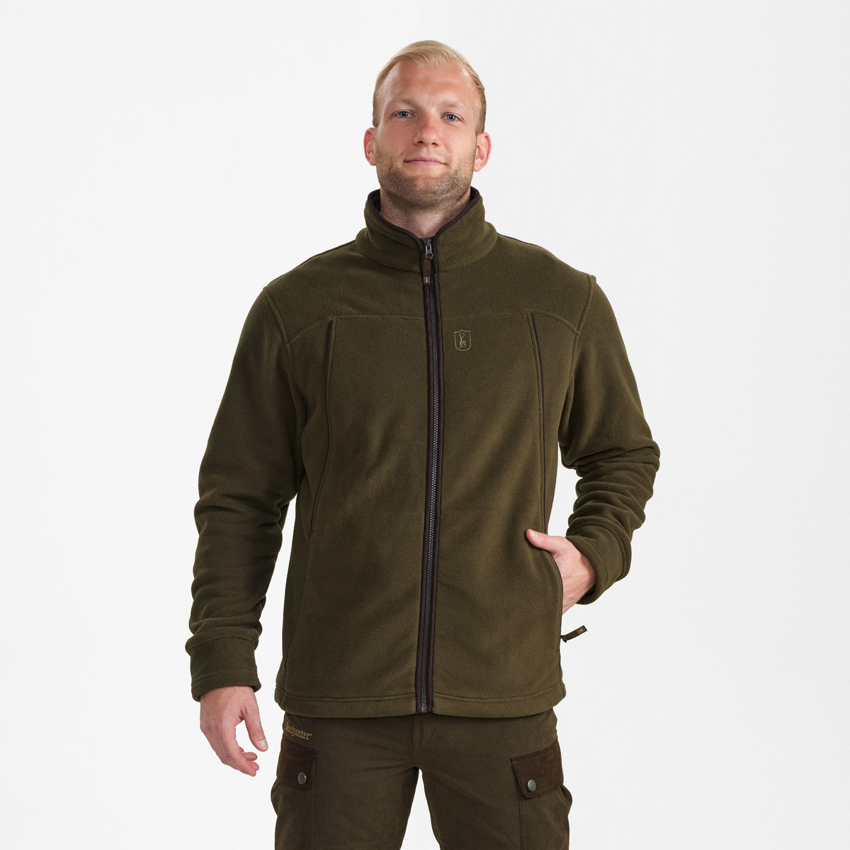 Eagle Fleece Jakke Tarmac Green - Deerhunter