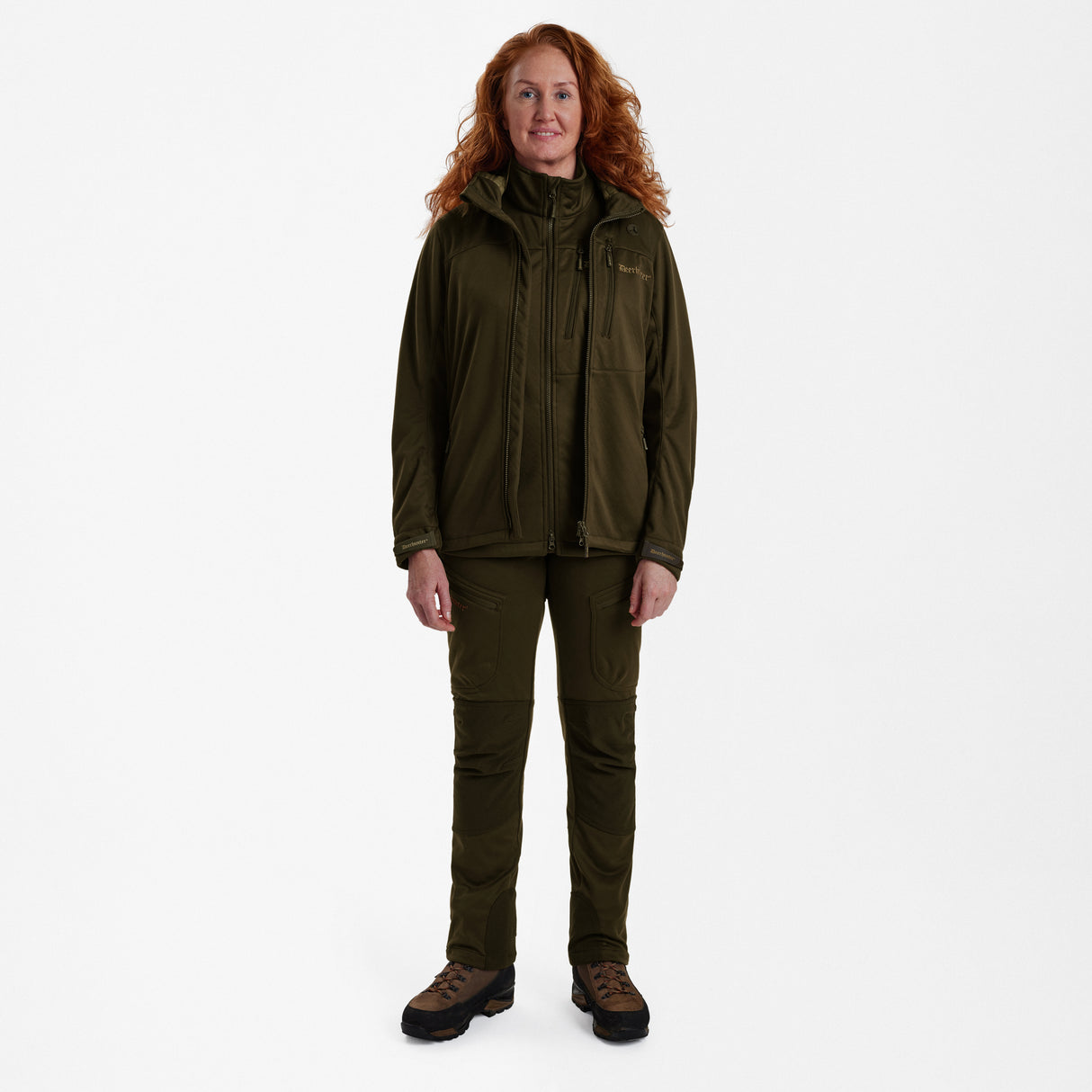 Lady Excape Softshell-jakke Art Green - Deerhunter