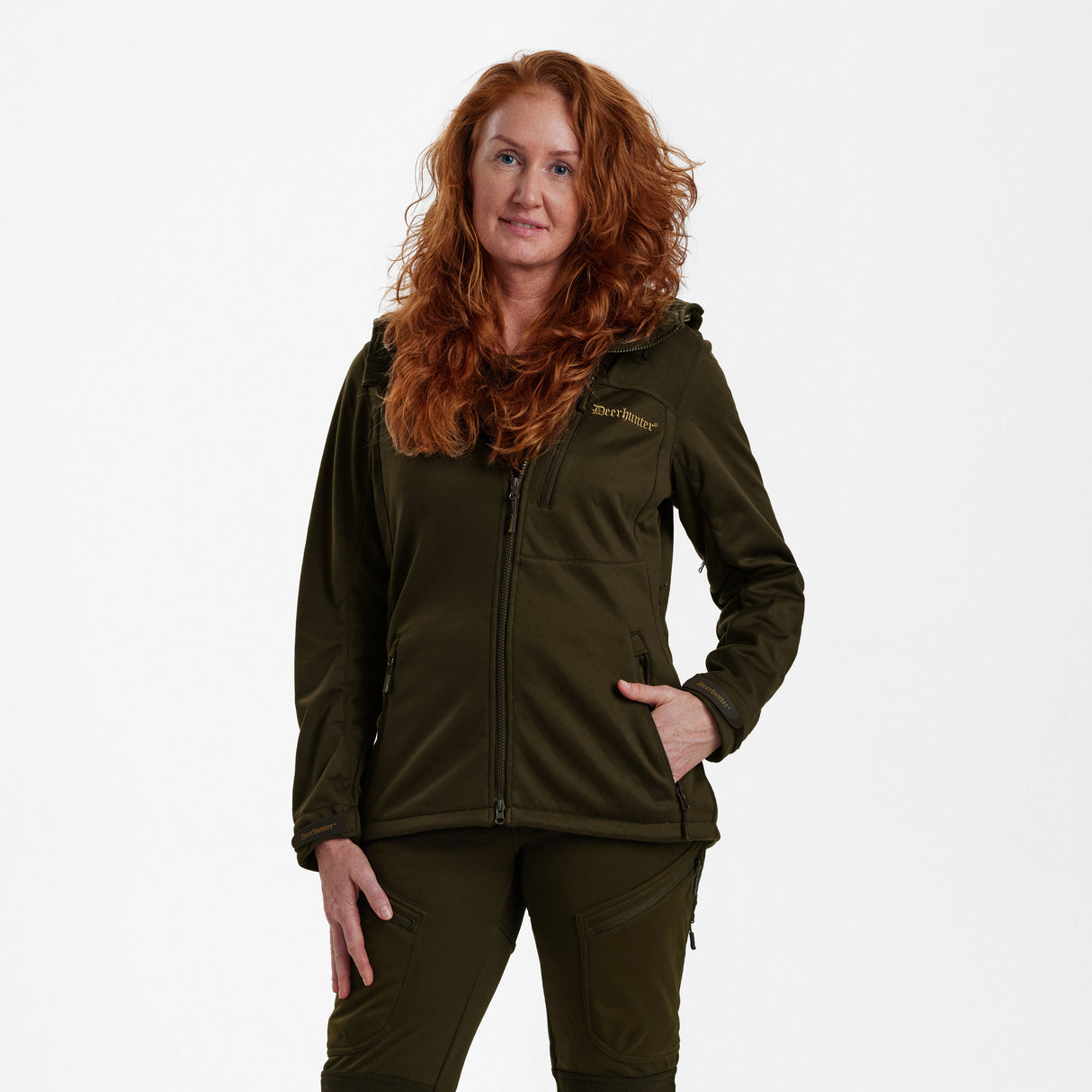 Lady Excape Softshell-jakke Art Green - Deerhunter