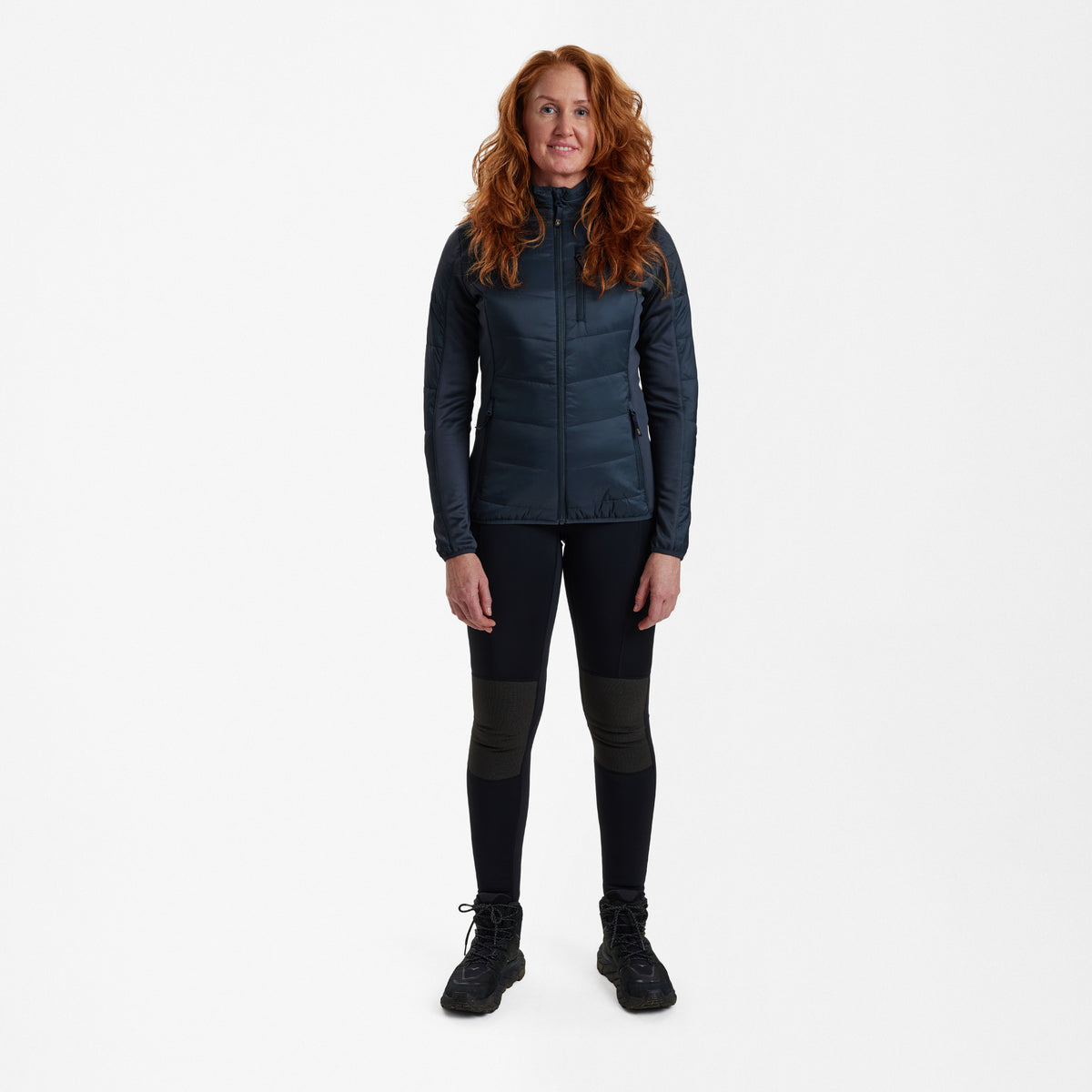 Lady Heat vatteret jakke - Dark blue - Deerhunter