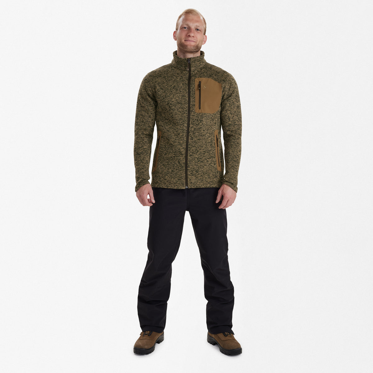 Sarek Strikjakke - Butternut - Deerhunter