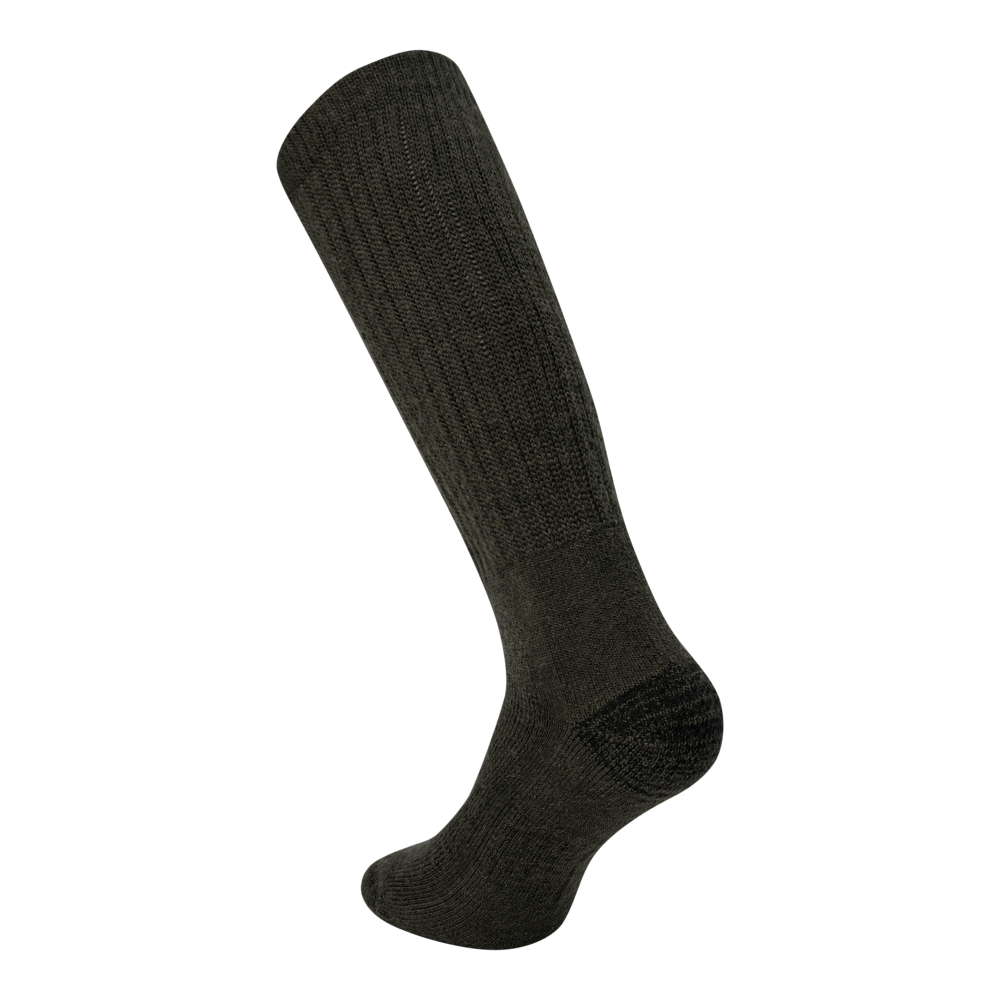 Wool Silk Sokker Forest Green - Deerhunter