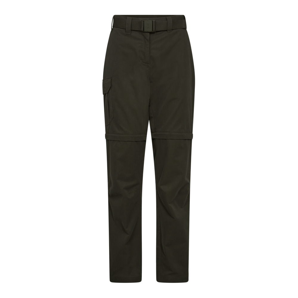 Lady Slogen Zip-Off Bukser - Timber - Deerhunter