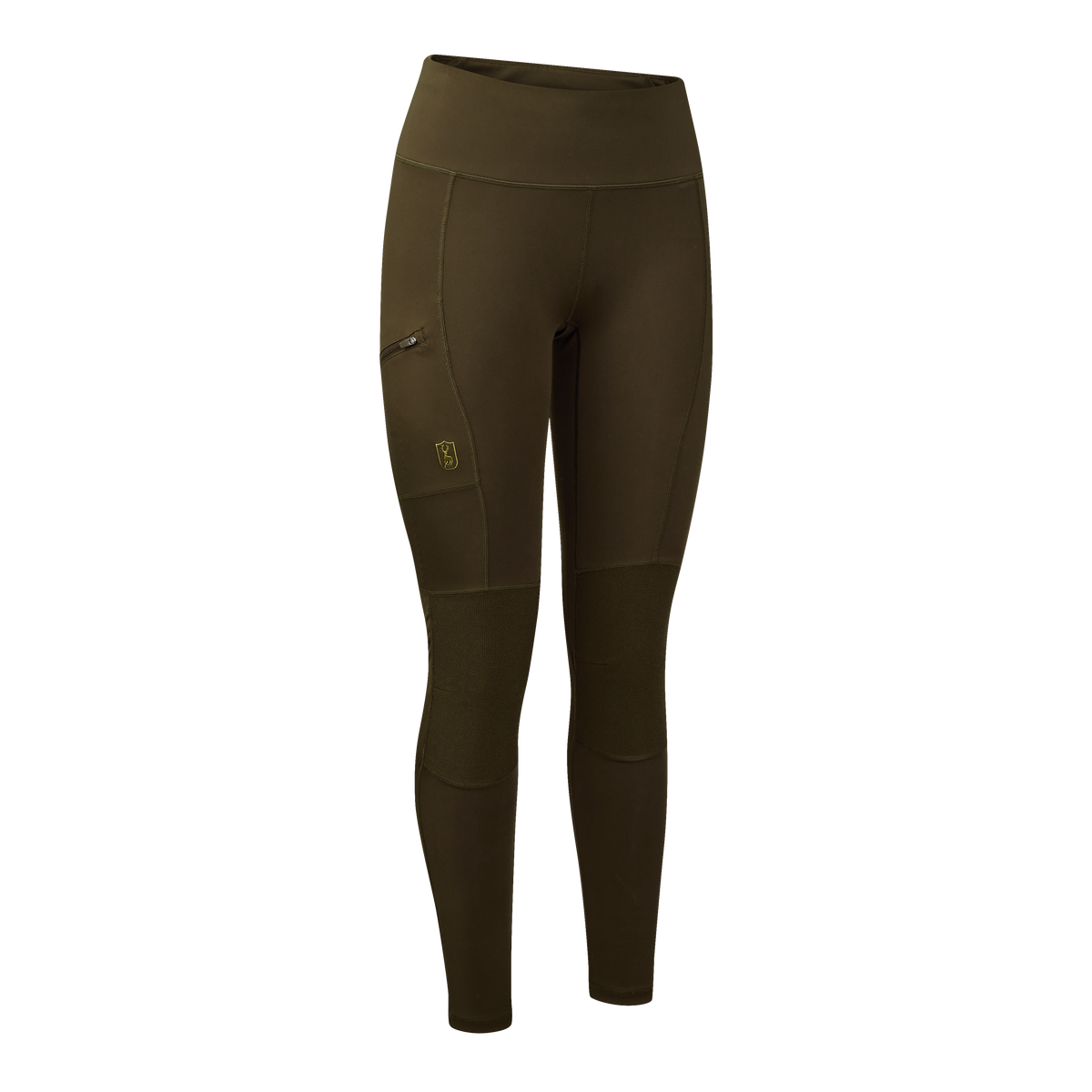 Lady Forstærkede Tights - Art Green - Deerhunter
