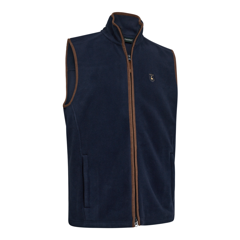 Cumbria Fleece Vest Dark Blue - Deerhunter