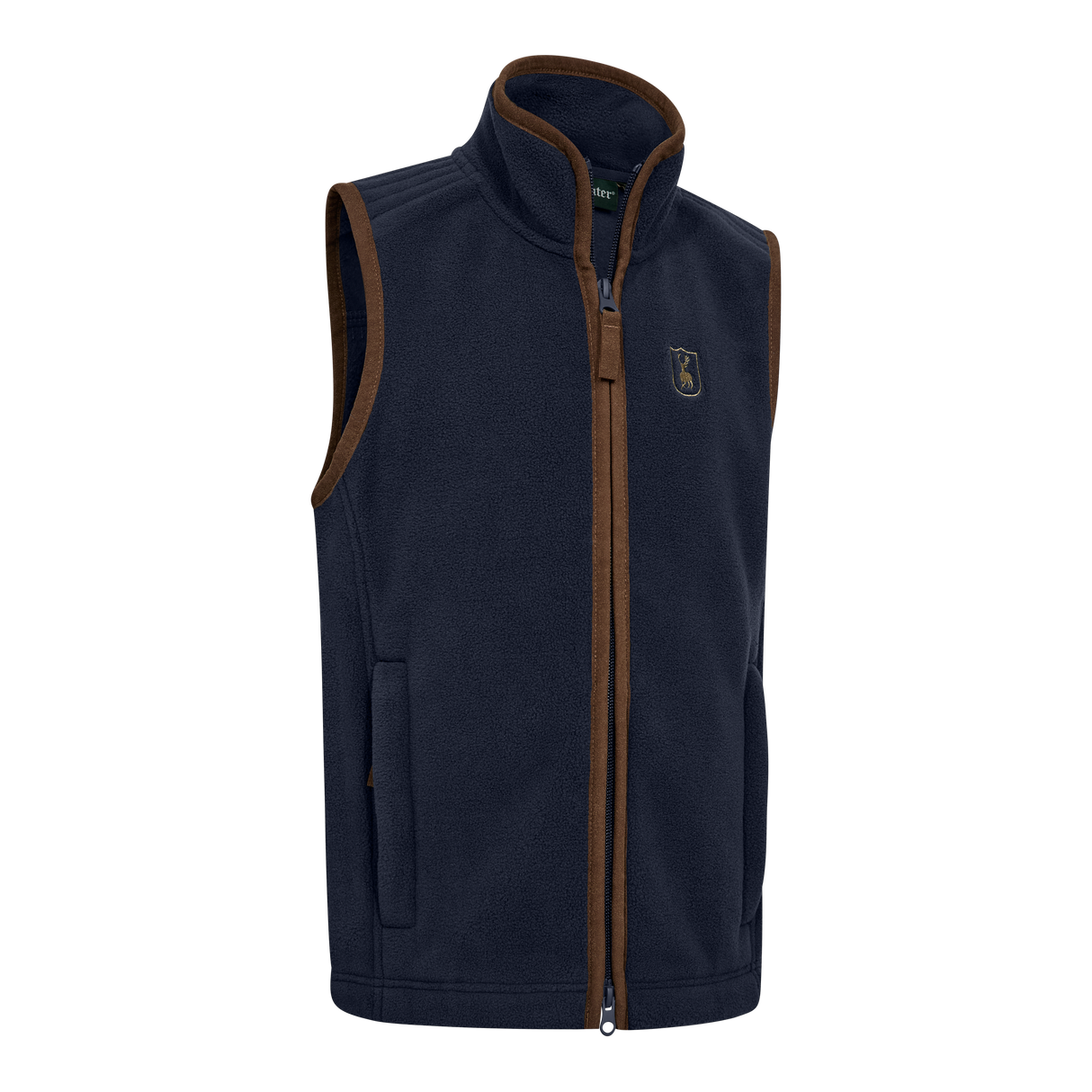 Youth Cumbria Fleece Vest - Deerhunter - Dark Blue