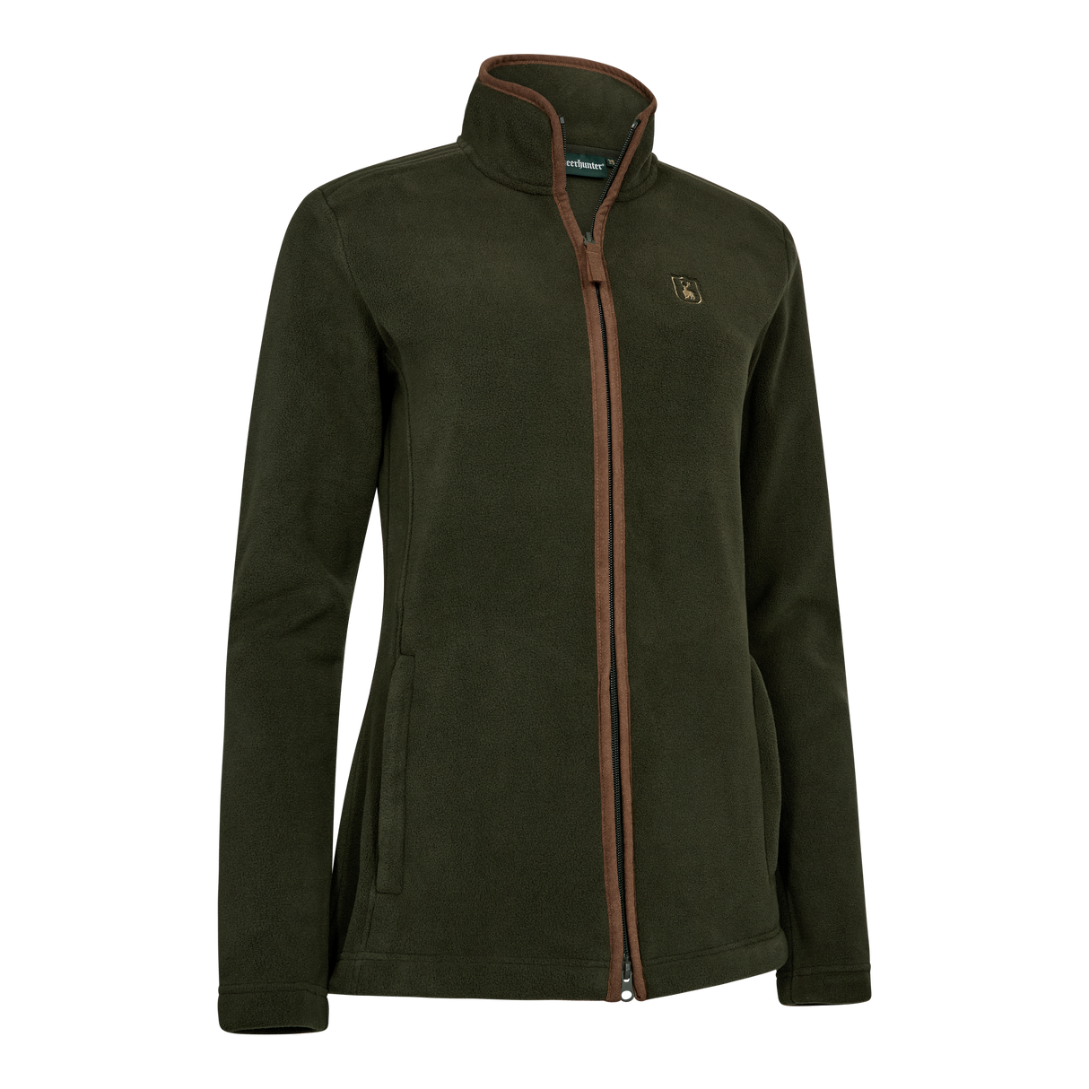 Lady Cumbria Fleece Jakke - Deerhunter - Forest Ember