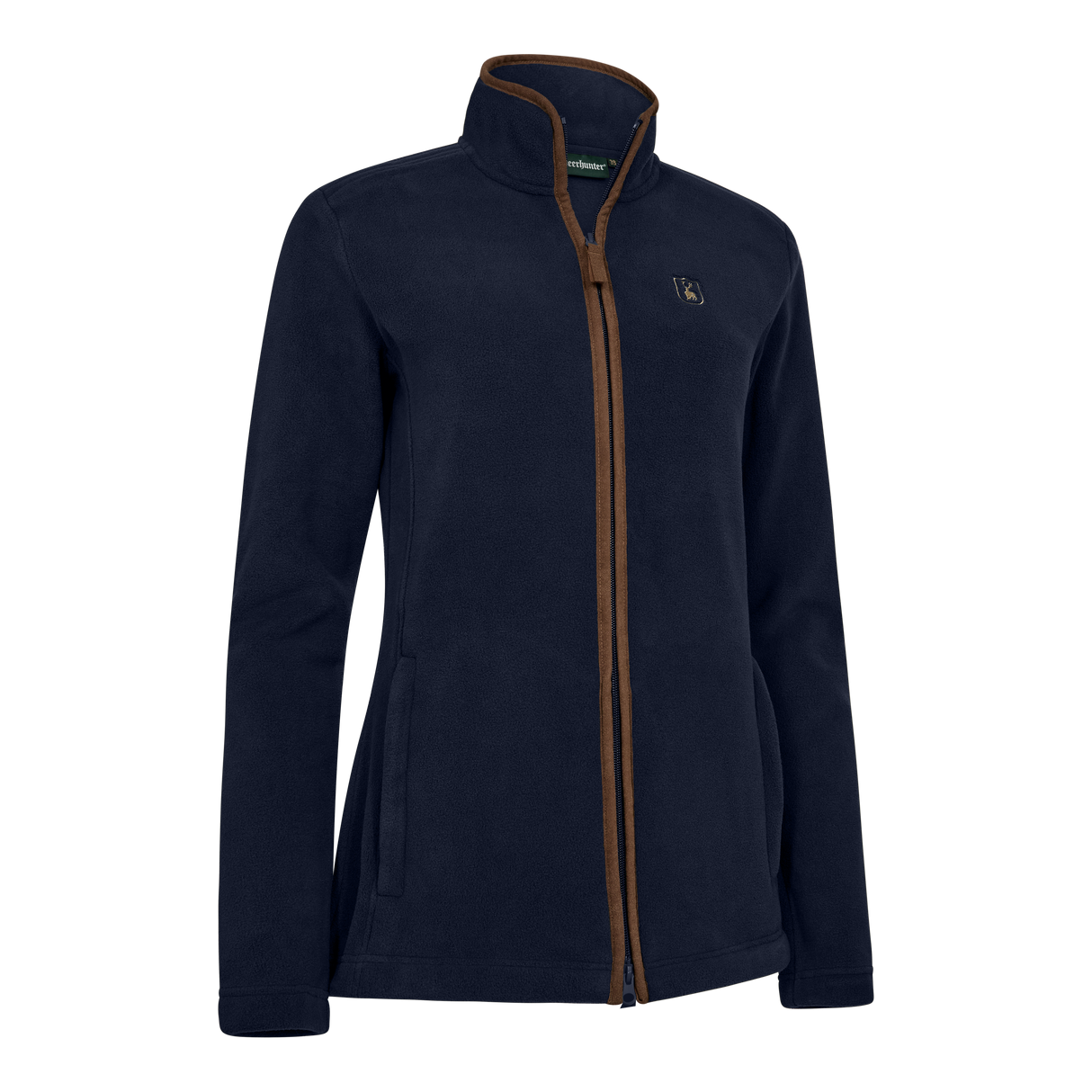 Lady Cumbria Fleece Jakke - Deerhunter - Dark Blue