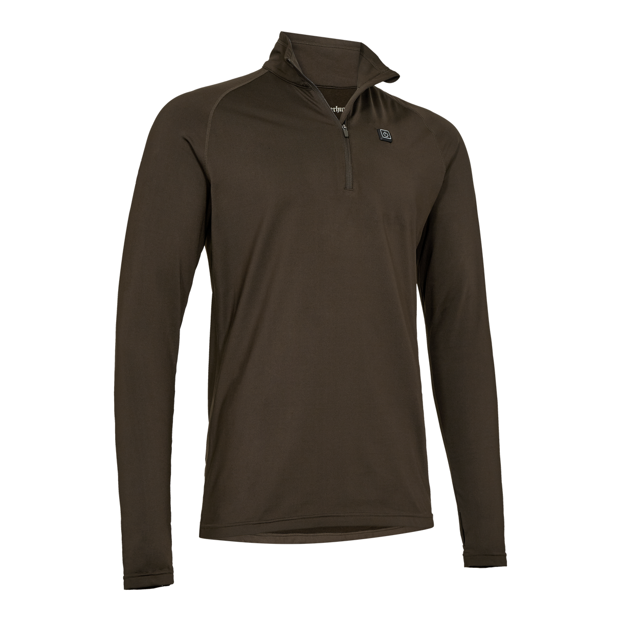 Heat Game ½-Zip Undershirt - Wood - Deerhunter