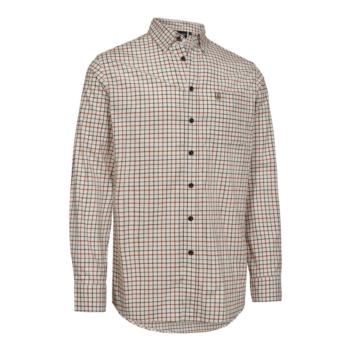 Gavin Skjorte - Orange Check - Deerhunter
