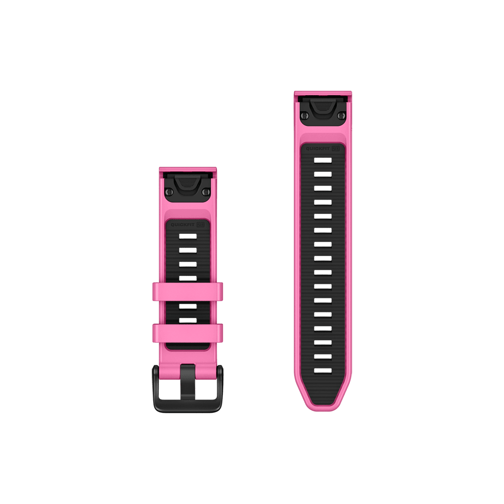 QuickFit® 26 remme, Pink Aurora silikone (Dykkersæt med 3 dele) 3