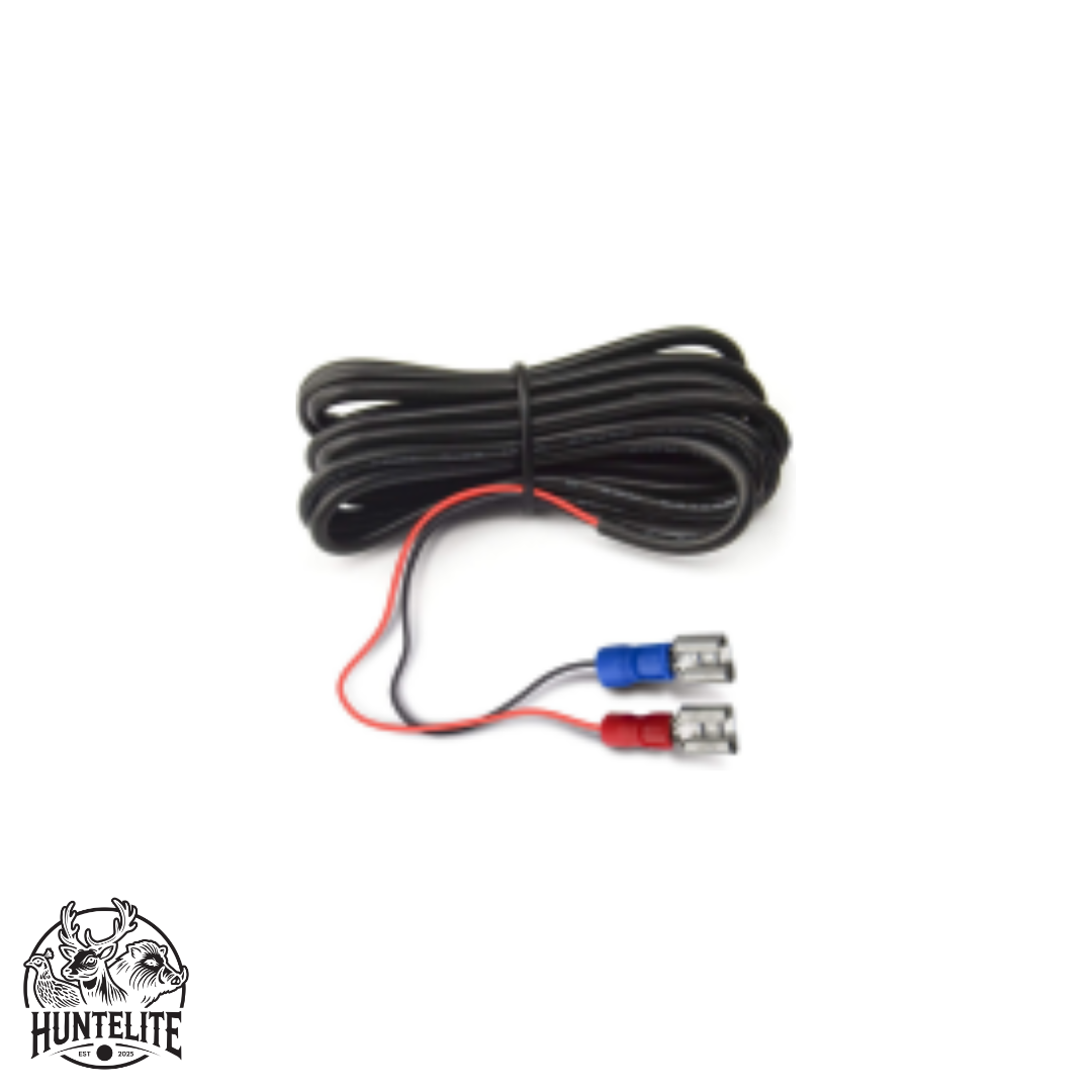 Vildtkamera kabel til batteri 4,0 x 1,7 mm 6 volt / 12 volt - HuntElite