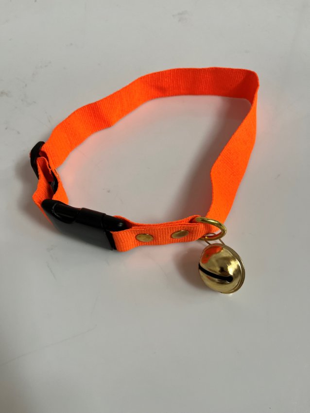 Hundehalsbånd med klokke